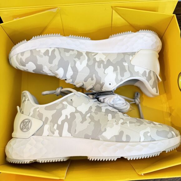G/Fore MG4+ Plus Snow Camo Golf Shoes BRAND NEW Gray White GFore Mens Size 9.5 main image 5